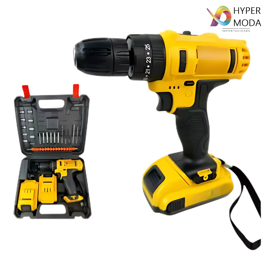 Taladro Electrico Inalambrico 2 Baterias