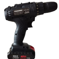 Taladro Negro Doble Bateria Cuadrada