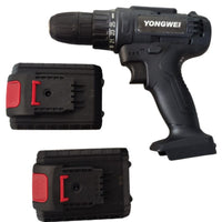 Taladro Negro Doble Bateria Cuadrada