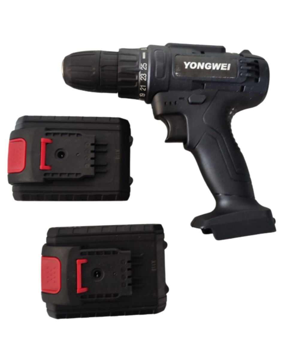 Taladro Negro Doble Bateria Cuadrada