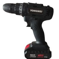 Taladro Negro Doble Bateria Cuadrada