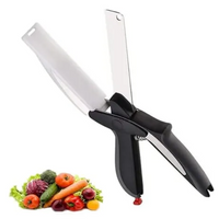 Cortador Cocina 2 En 1 Cuchillo Tijeras
